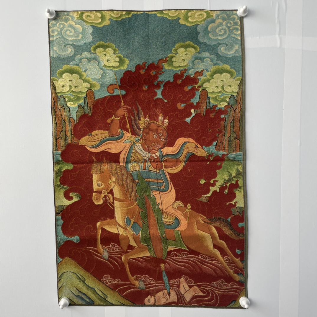 Embroidery House - Tela Suspensa Thangka de 35 polegadas
