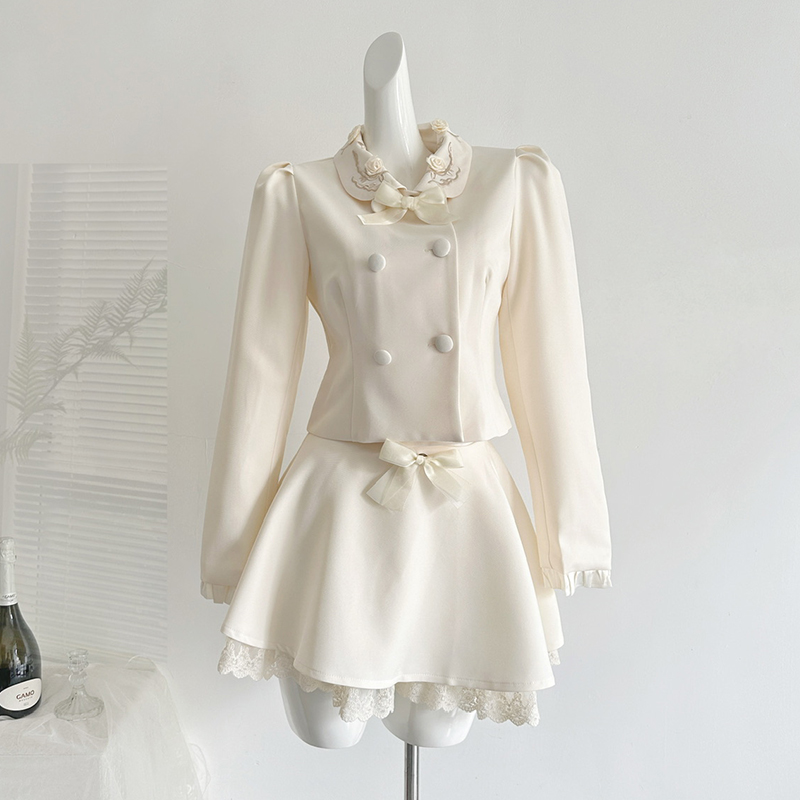 Embroidery Jacket - Conjunto de 2 Peças Feminino: Blazer