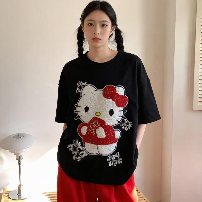 Embroidery Tshirt - Camiseta Feminina de Verão com Manga