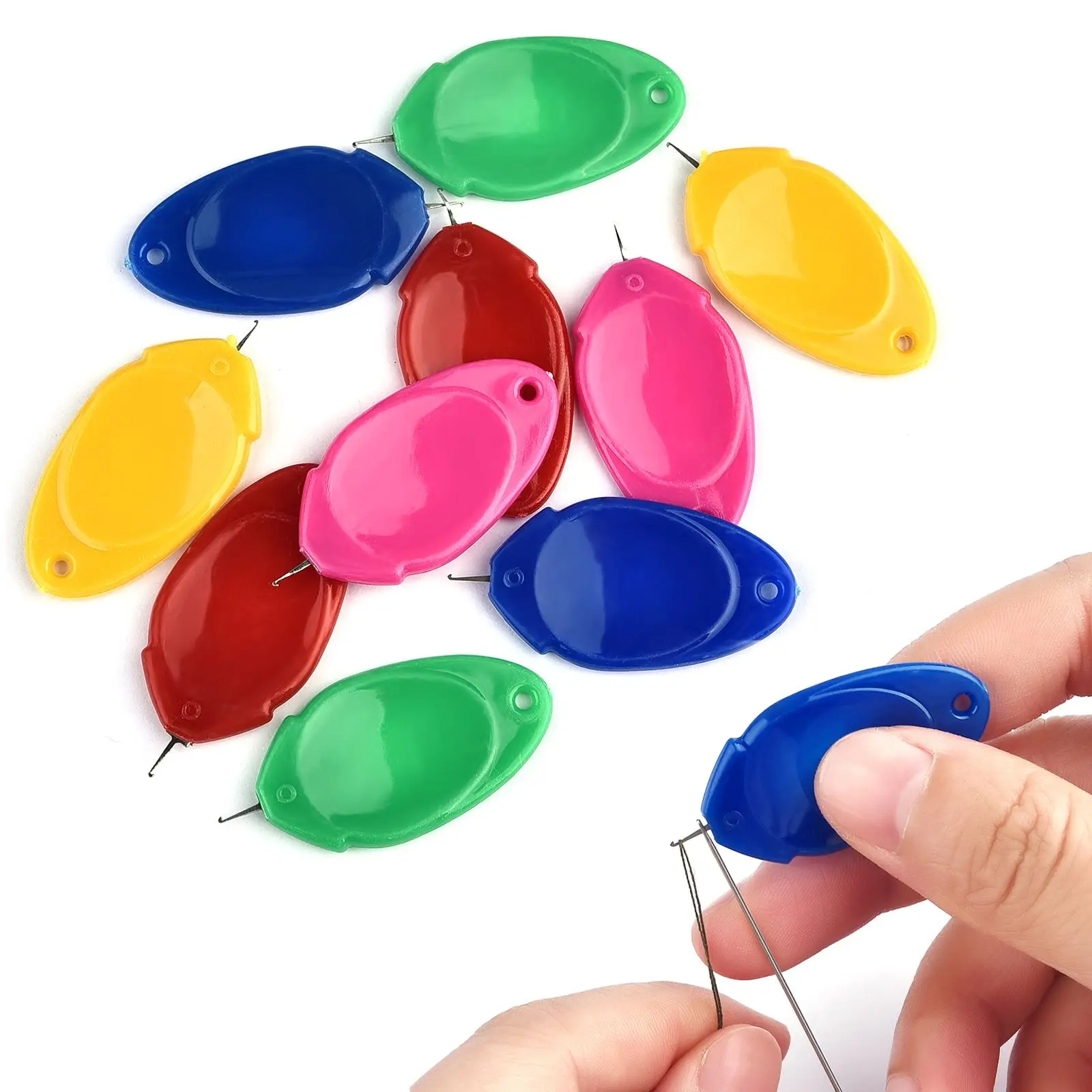 Embroidery Converter - 10 pçs agulha threader idosos guia
