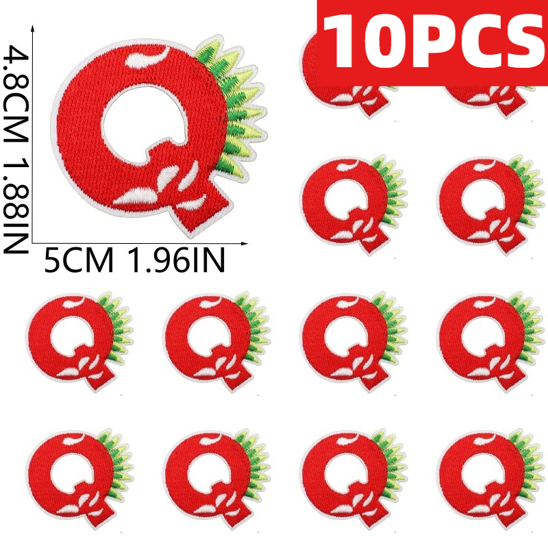 Embroidery Alphabet Designs - 10PCS Atacado Patches de Bordado de