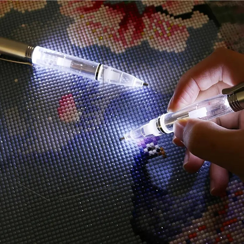 Embroidery Handicraft - Caneta de Iluminação LED para Pintura
