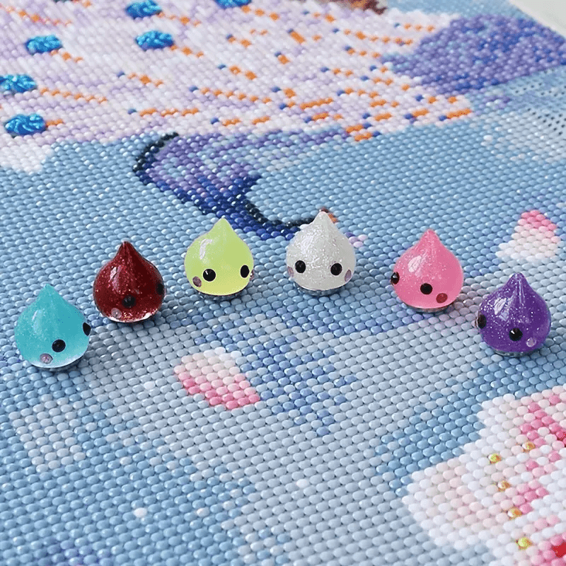 Embroidery Kit Starter - 6/12 Peças Fixadores para Pintura Diamante,
