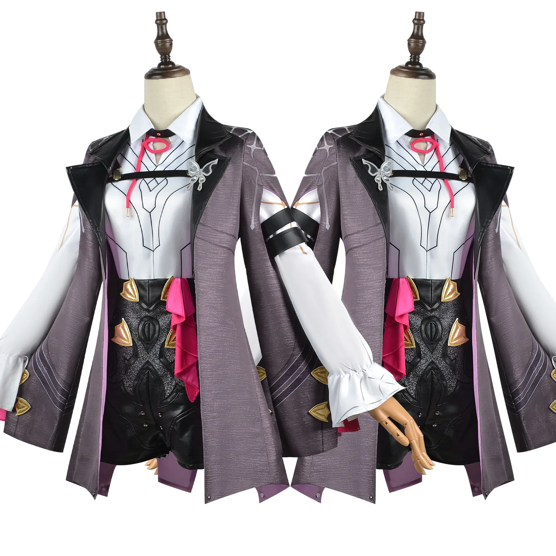 Embroidery Premium - Vestido Gótico Bordado Kafka Honkai Star