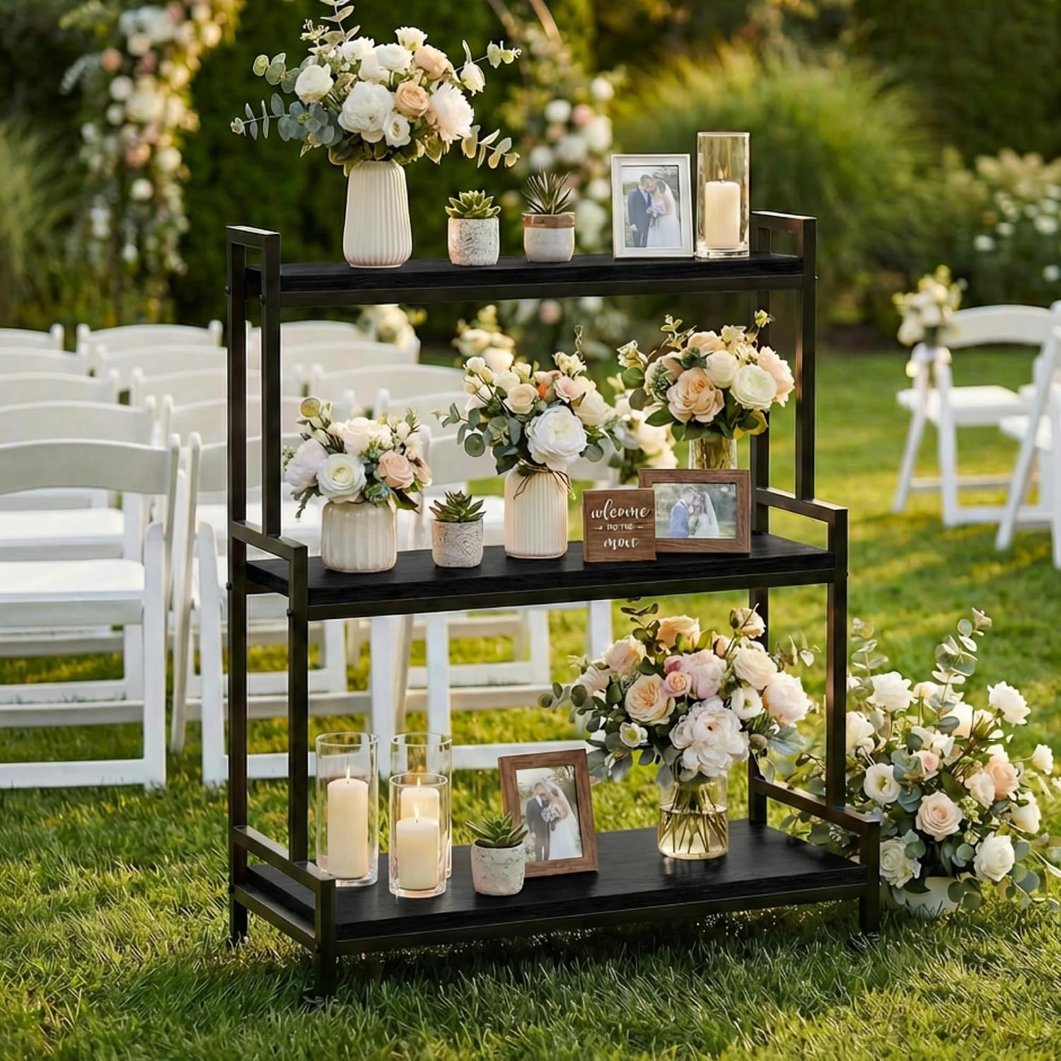 Frame Display Wood - Suporte para Plantas Estilo Escada com