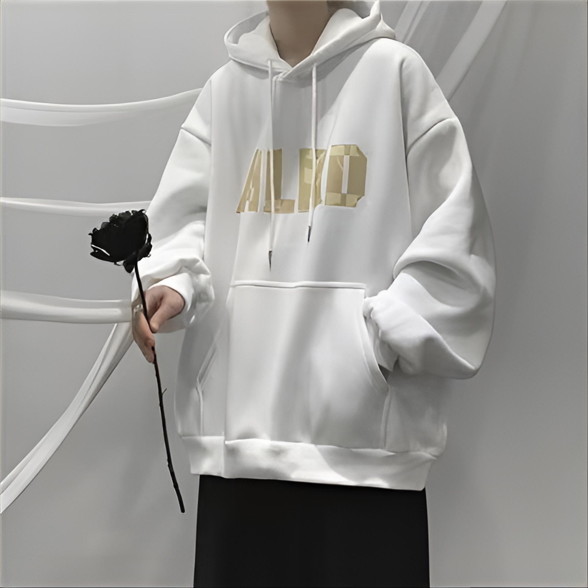Embroidery University - Hoodies Masculinos com Capuz, Estilo Universitário,