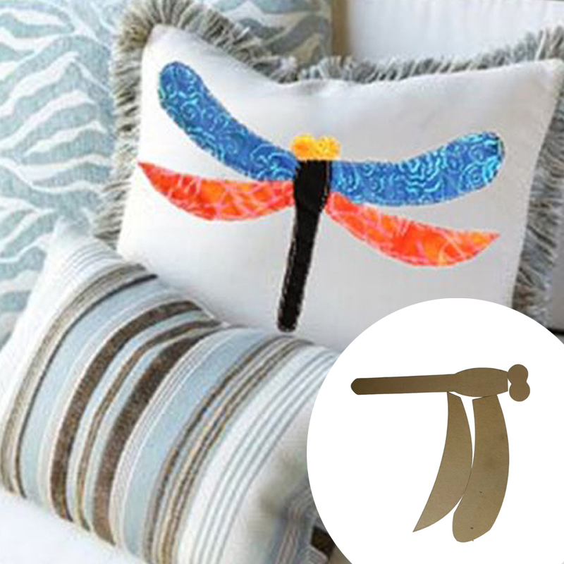 Embroidery Quilting - Modelo de acolchoamento de libélula padrão
