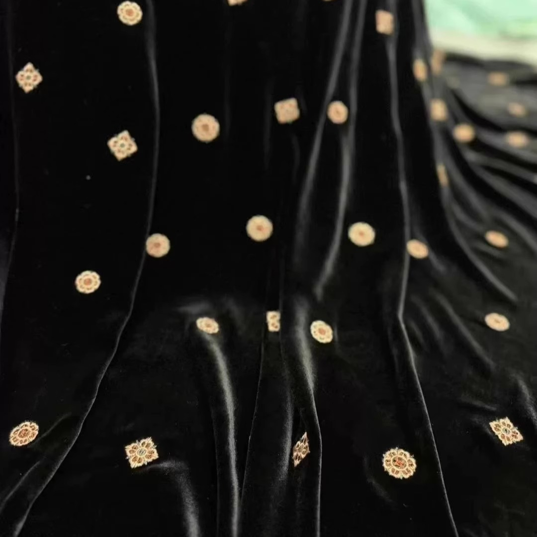 135cm de largura preto verde b - Embroidery Jacket avaliação e preço