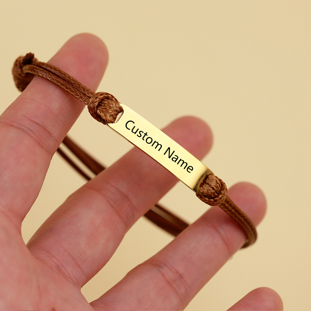 Pulseira personalizada com nom - Embroidery Alphabet avaliação e preço