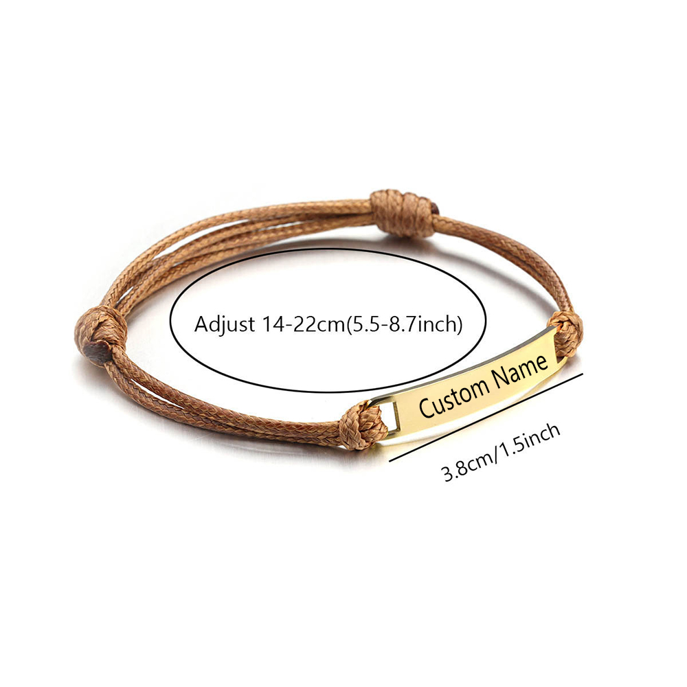 Pulseira personalizada com nom - Embroidery Alphabet avaliação e preço