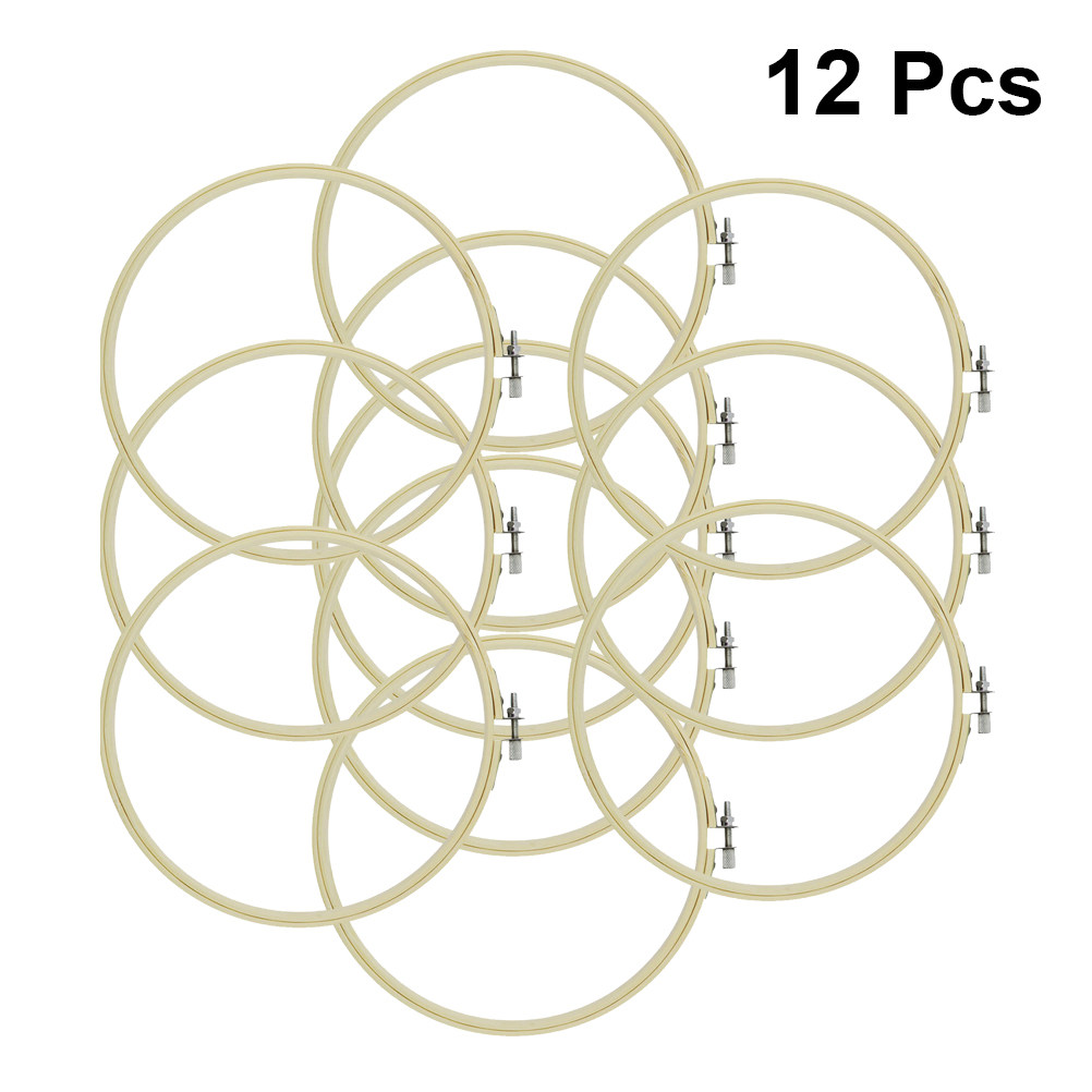 Conjunto de 12 aros de bordado - Embroidery Quilting avaliação e preço