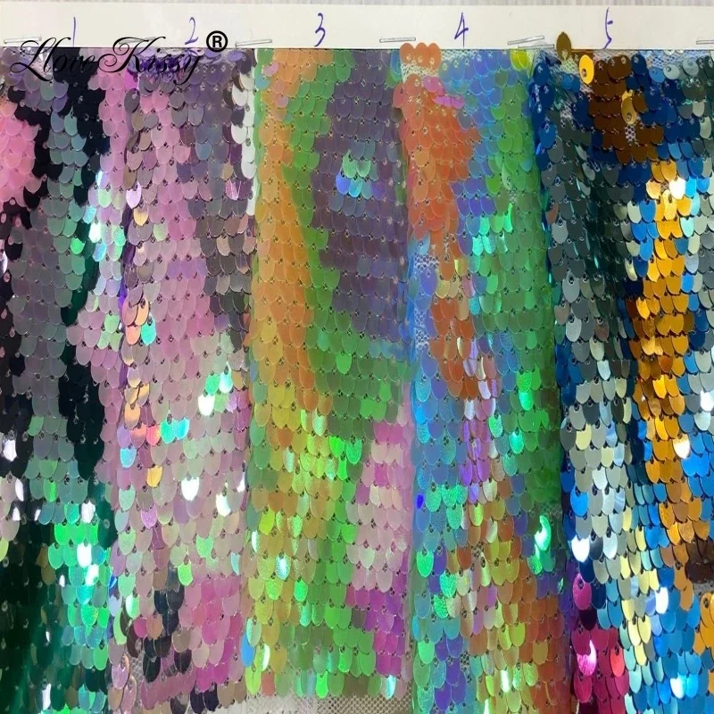 Novo tecido glitter malha bord - Embroidery Gradient avaliação e preço