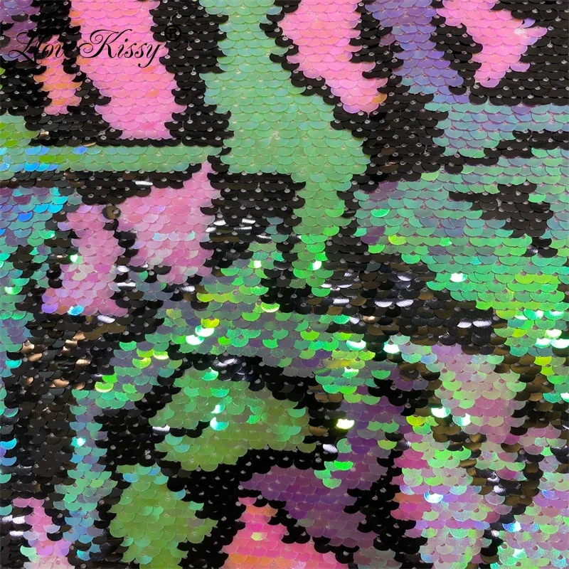 Novo tecido glitter malha bord - Embroidery Gradient avaliação e preço