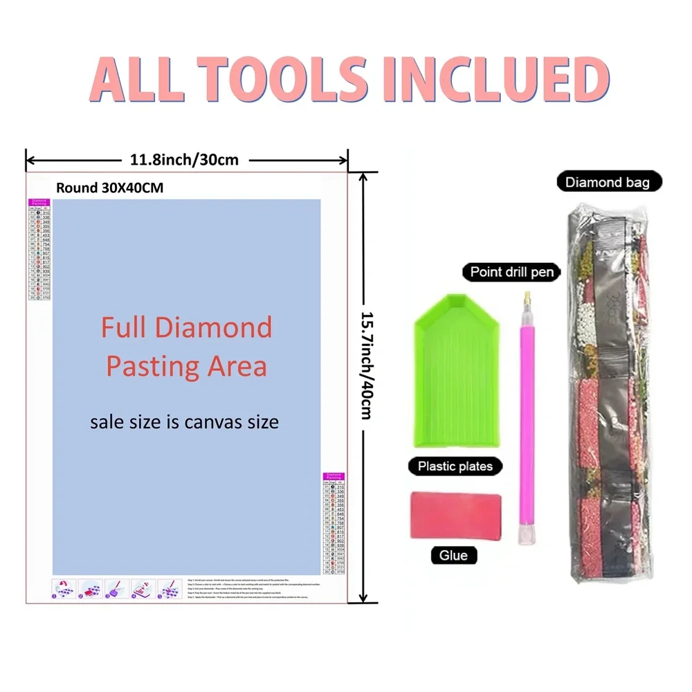Conjunto de pintura diamante,  - Embroidery Xpress avaliação e preço