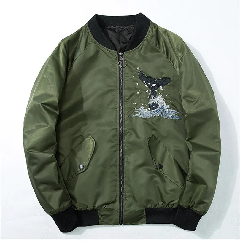 Jaqueta Bomber Bordada Sukajan - Embroidery University avaliação e preço