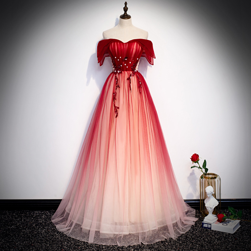 Vestido de brinde de alça para - Embroidery Gradient avaliação e preço