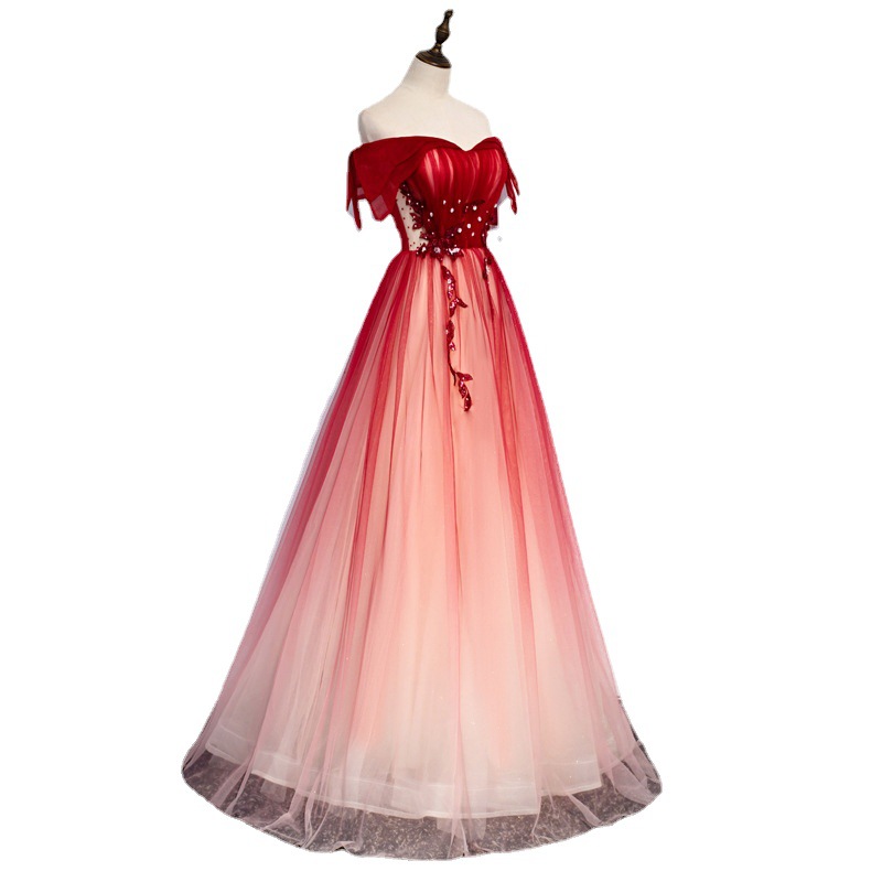 Vestido de brinde de alça para - Embroidery Gradient avaliação e preço