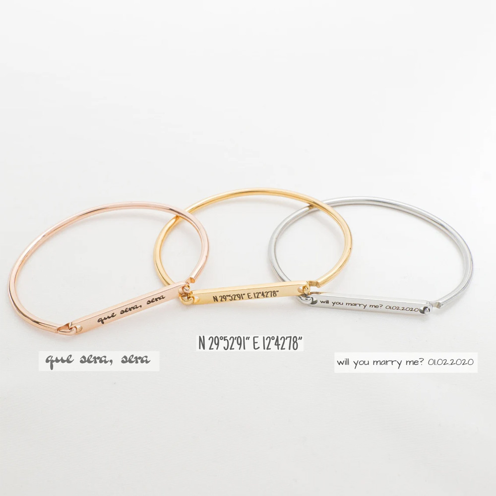 Haiyufly-Pulseira De Texto Per - Embroidery Alphabet avaliação e preço