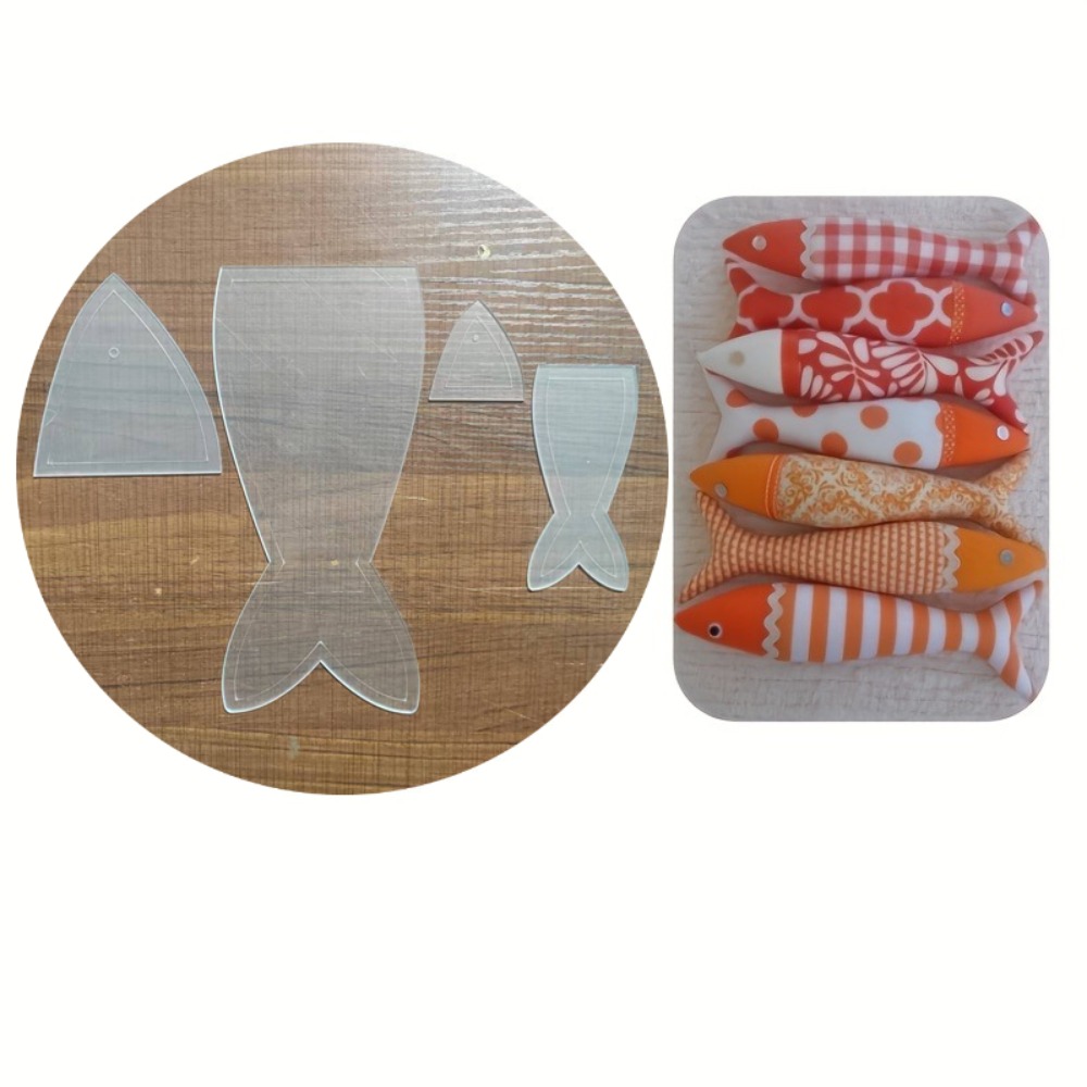 Molde de Quilting de Peixe em  - Embroidery Quilting avaliação e preço