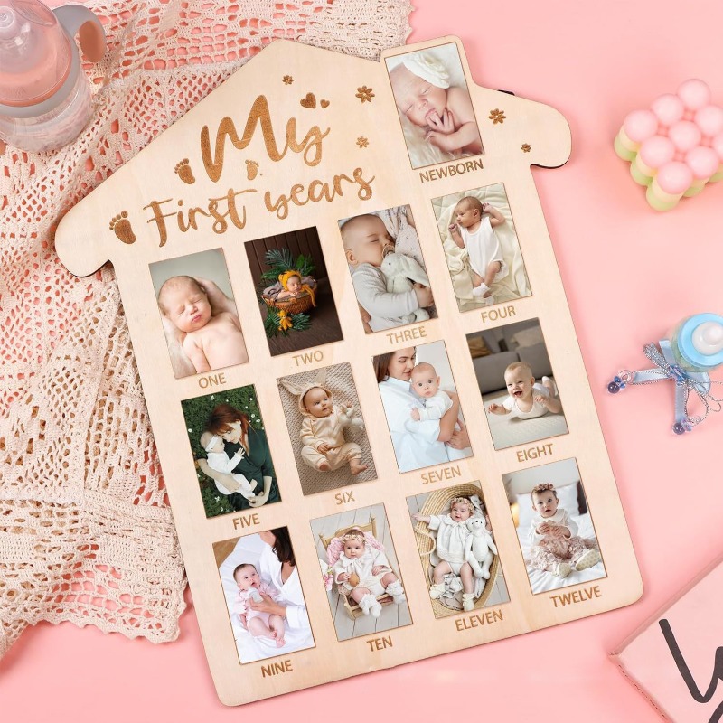 Moldura de foto comemorativa d - Frame Display Wood avaliação e preço
