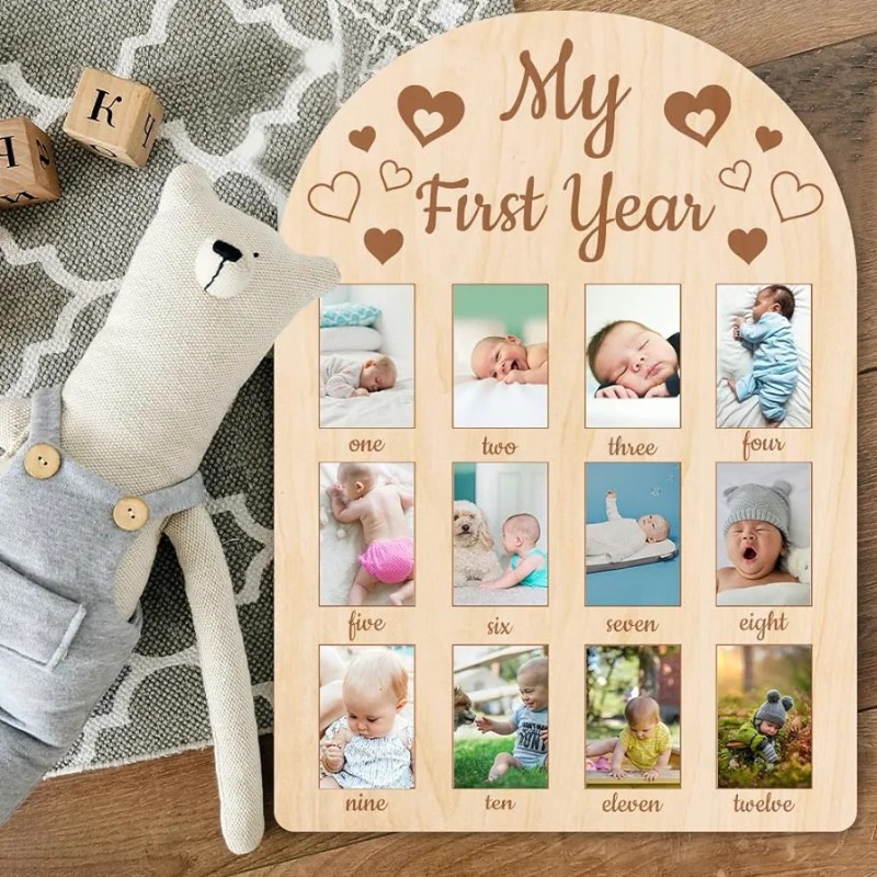 Moldura de foto comemorativa d - Frame Display Wood avaliação e preço