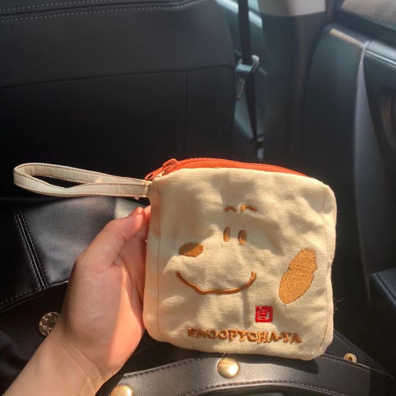 Bolsa de Moedas de Lona Bordad - Embroidery Wallet avaliação e preço