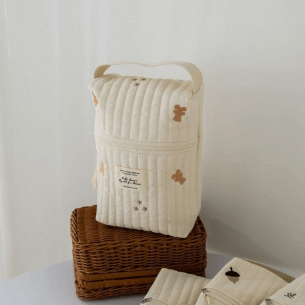 Bolsa de Fraldas Portátil Acol - Embroidery Quilting avaliação e preço