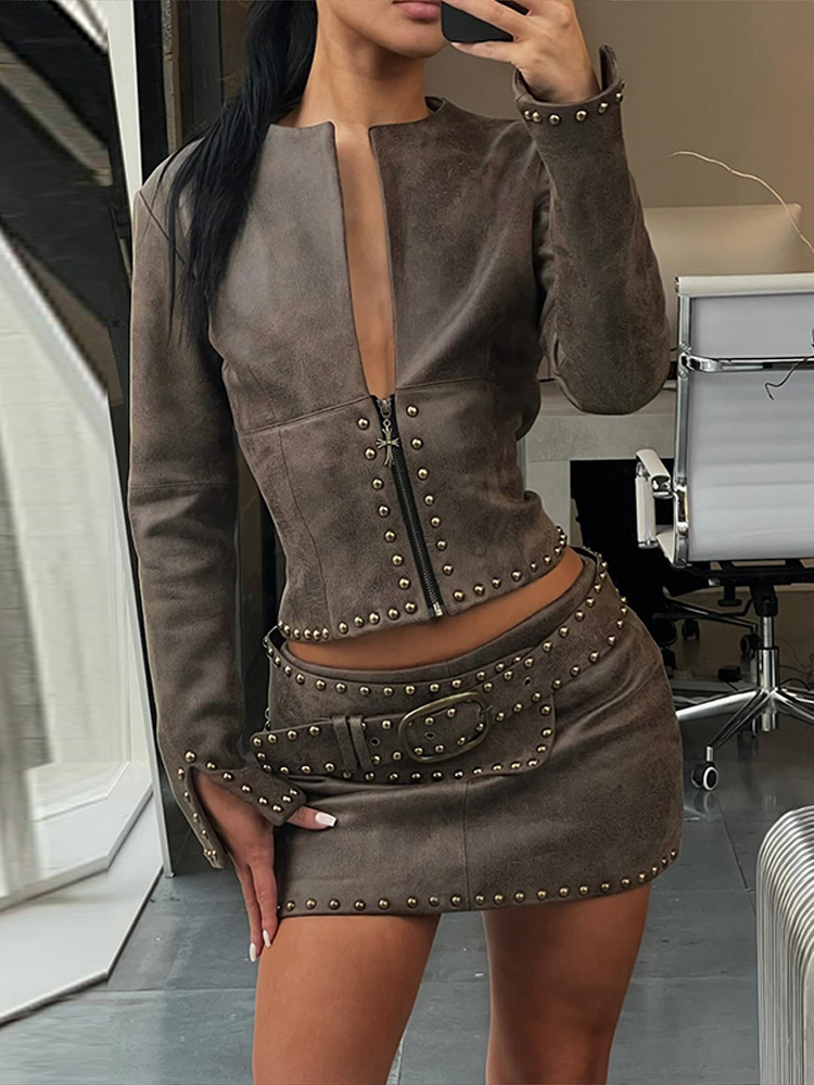 Conjunto Feminino de 2 Peças:  - Embroidery Jacket avaliação e preço