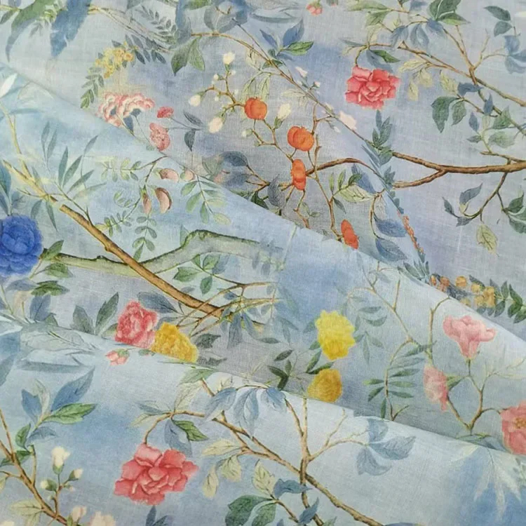 Tecido de Ramie Leve de Cor Na - Linen Fabric Natural avaliação e preço
