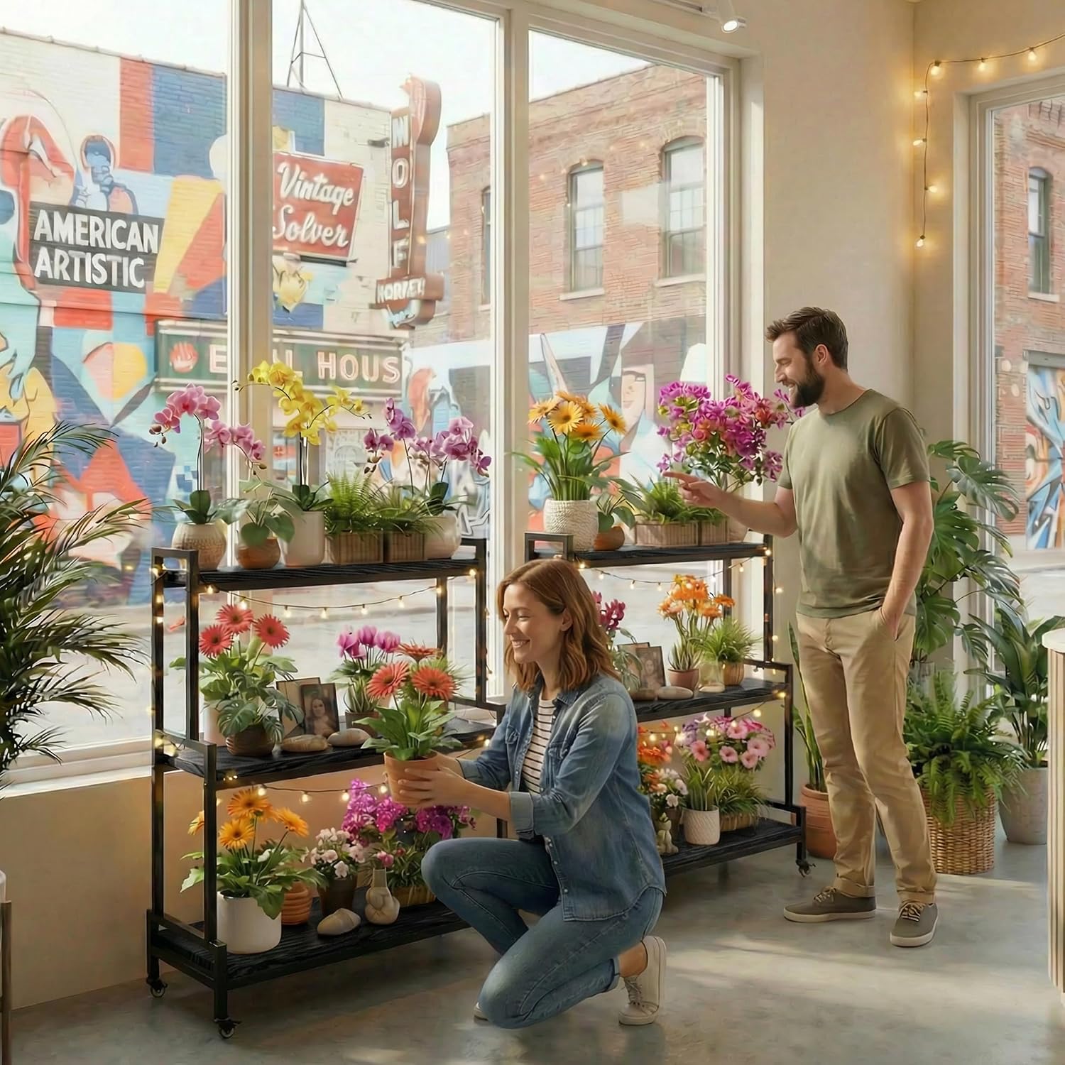 Suporte para Plantas Estilo Es - Frame Display Wood avaliação e preço
