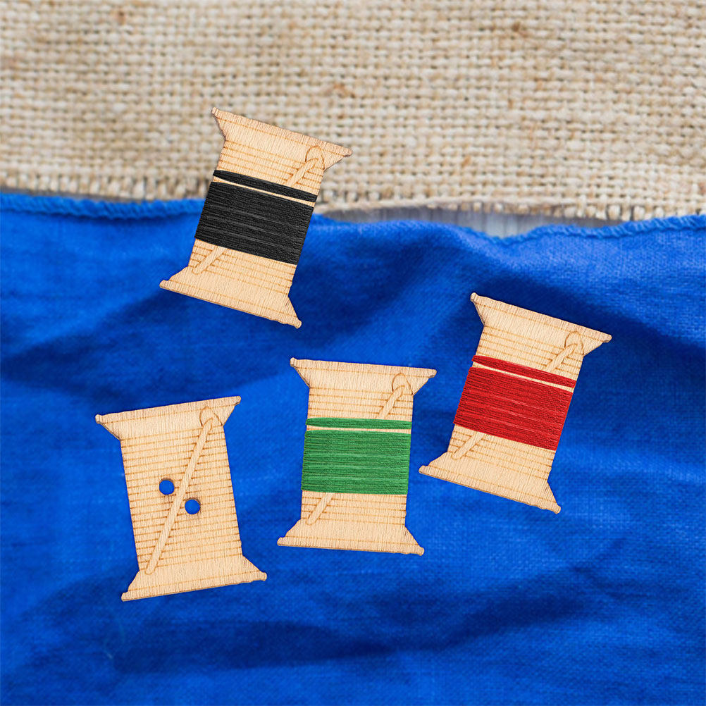100 Peças de Bobinas de Madeir - Embroidery Handicraft avaliação e preço