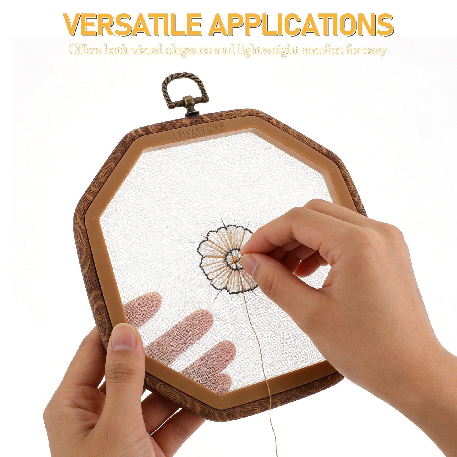 6 Peças de Bastidores Octogona - Frame Display Wood avaliação e preço