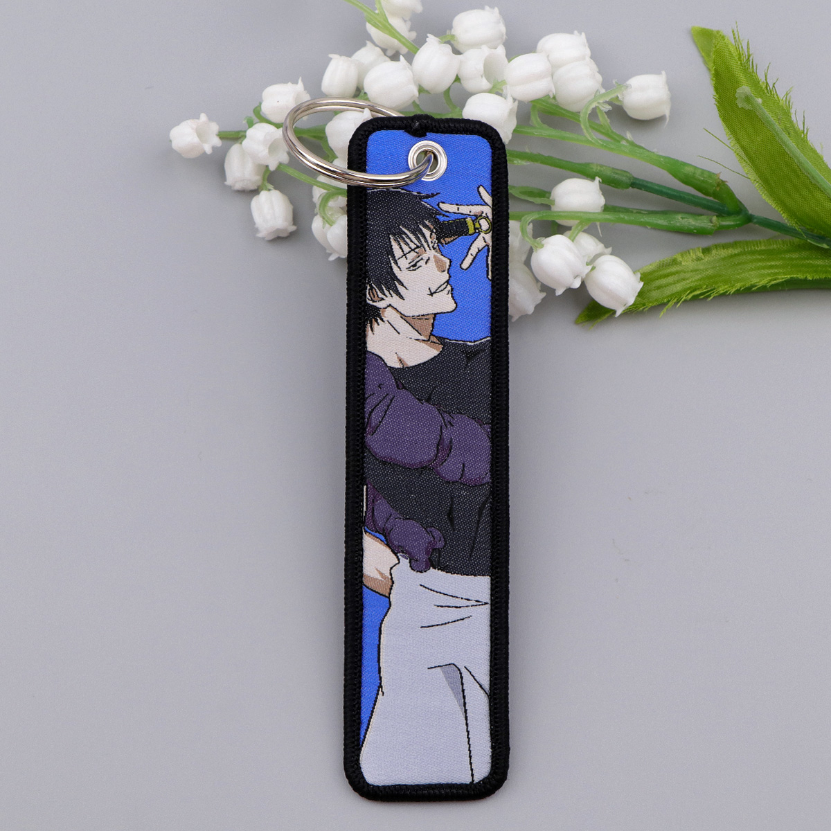 1PCS Porta-Chaves de Anime Jap - Embroidery Zone avaliação e preço