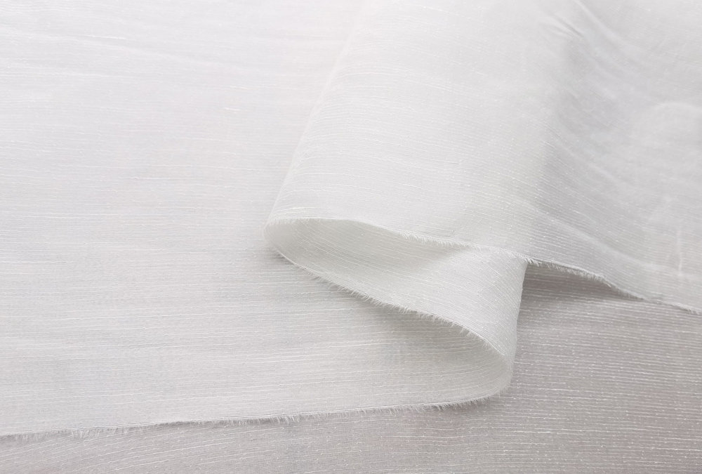 Tecido de Linho e Seda Mulberr - Linen Fabric Natural avaliação e preço