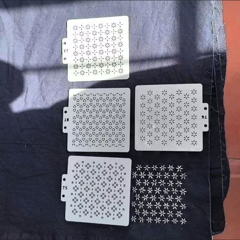 Conjunto de 30 Estênceis Sashi - Embroidery Quilting avaliação e preço