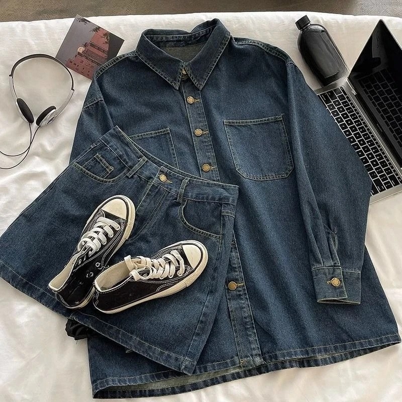 Conjunto de Saia Jeans Y2K: Ja - Embroidery Jacket avaliação e preço