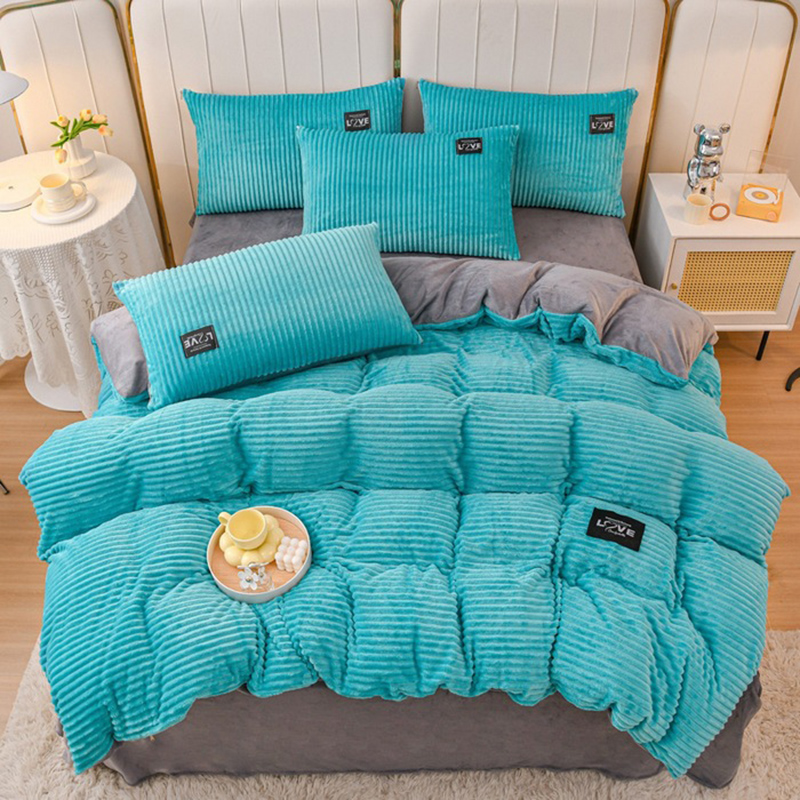 Conjunto de Cama de Inverno Qu - Embroidery Quilting avaliação e preço