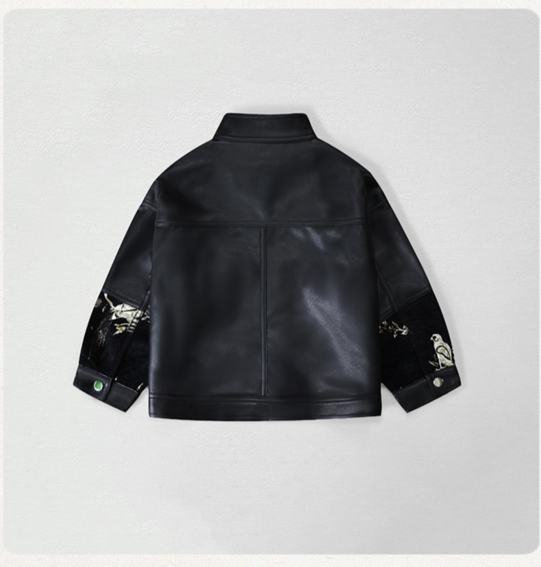 Cavalheiro crianças bordado mo - Embroidery Jacket avaliação e preço