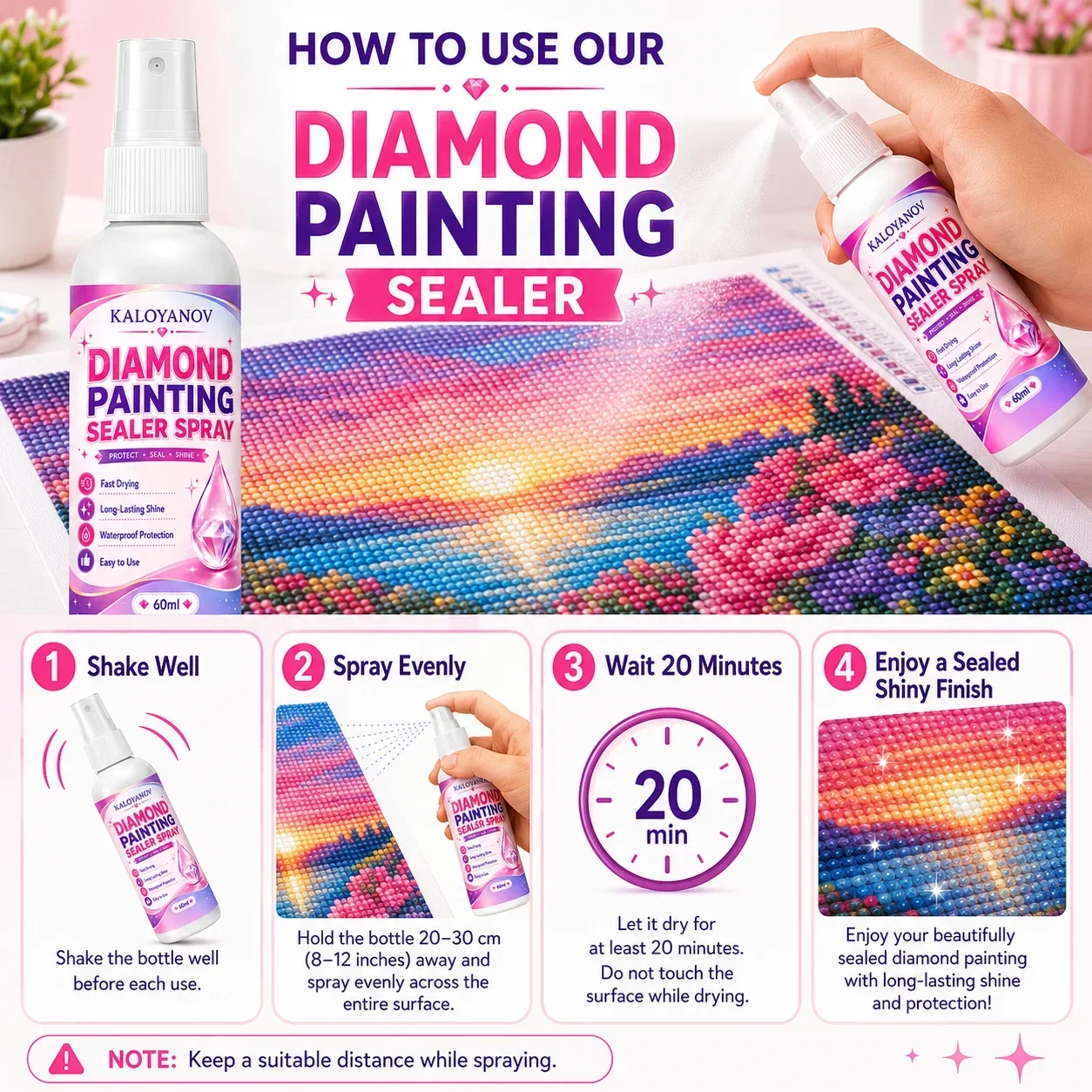 Spray Selante para Pintura em  - Embroidery Kit Starter avaliação e preço