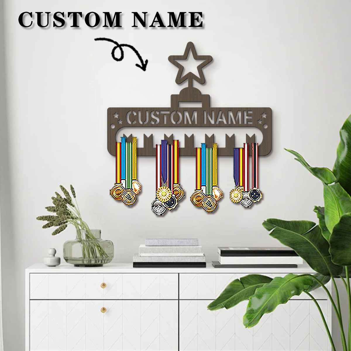 Suporte de Medalhas de Madeira - Frame Display Wood avaliação e preço