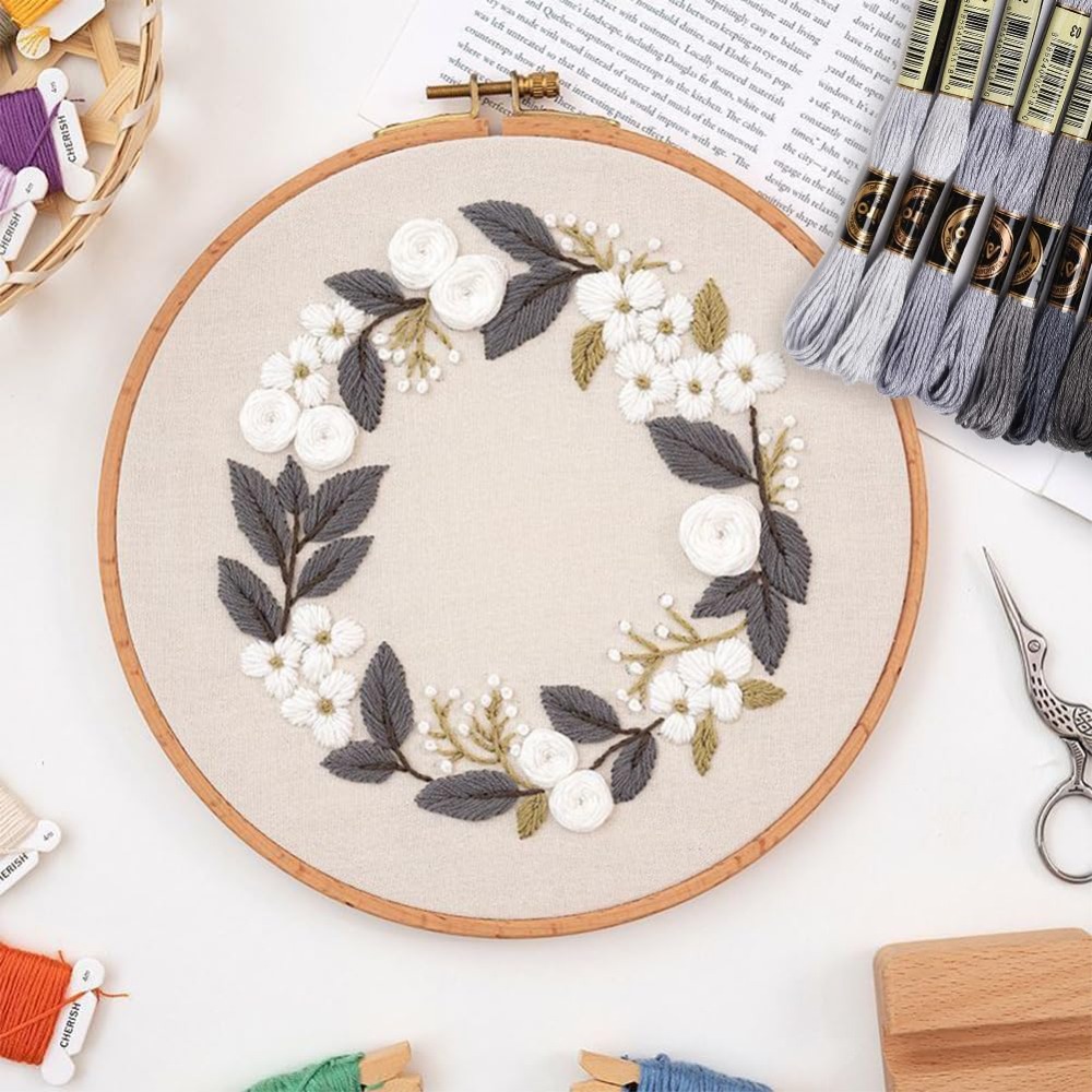 8 novelos 70 jardas pulseiras  - Embroidery Handicraft avaliação e preço