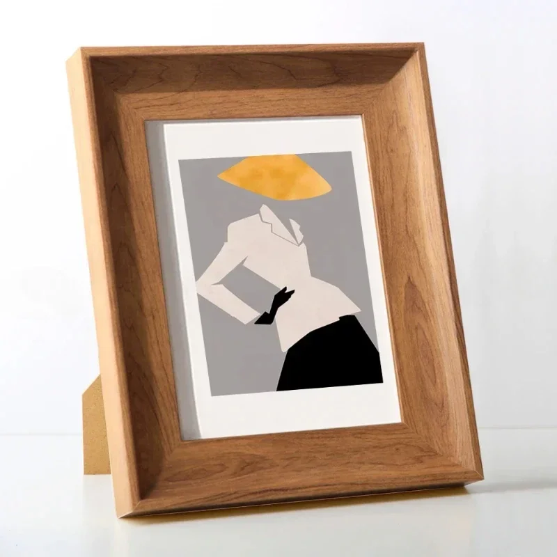 Moldura de madeira para fotos, - Frame Display Wood avaliação e preço