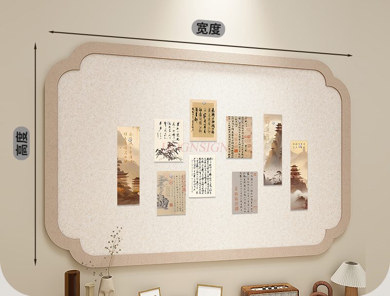 1 pçs estilo nacional placa de - Frame Display Wood avaliação e preço