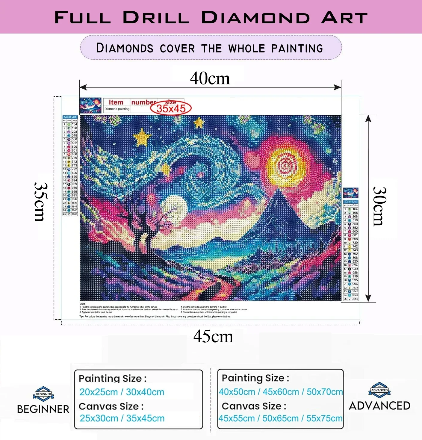 1 peça de Pintura Diamante Sem - Embroidery Handicraft avaliação e preço