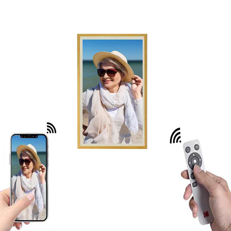 Atacado: Porta-Retrato Digital - Frame Display Wood avaliação e preço