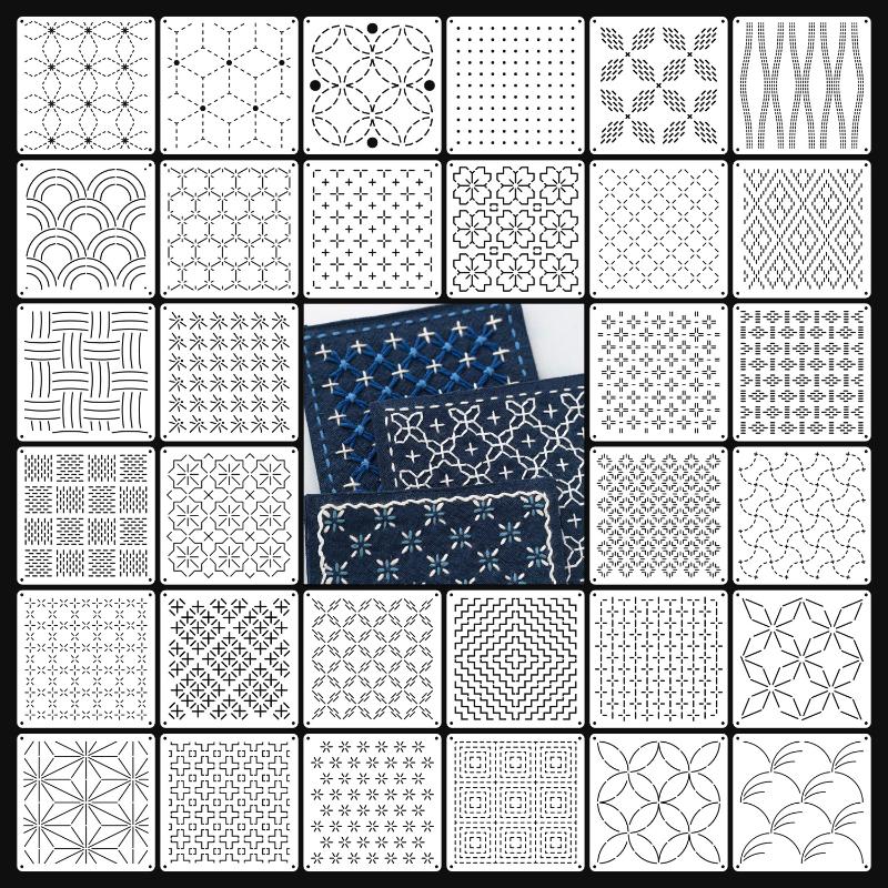 9/32 Peças Molde de Bordado Sa - Embroidery Handicraft avaliação e preço