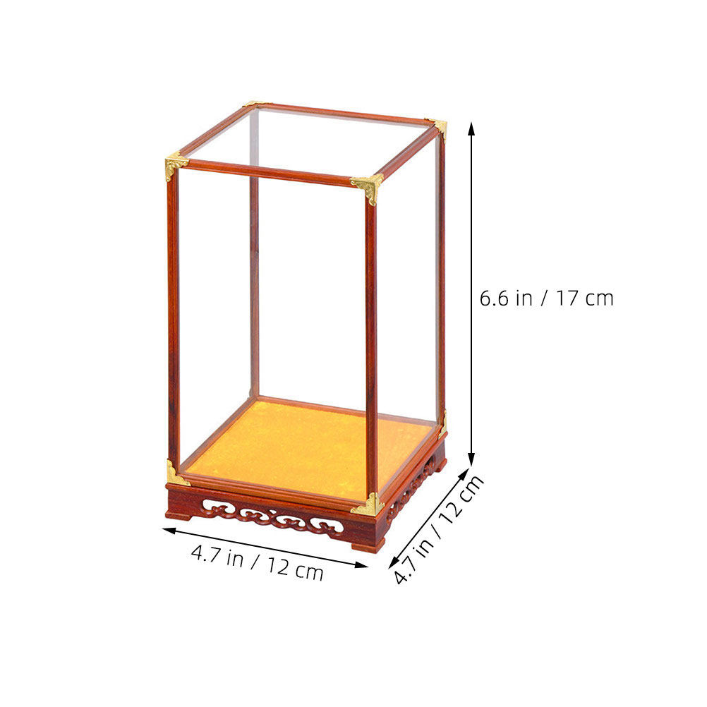 Caixa de Exibição de Vidro par - Frame Display Wood avaliação e preço