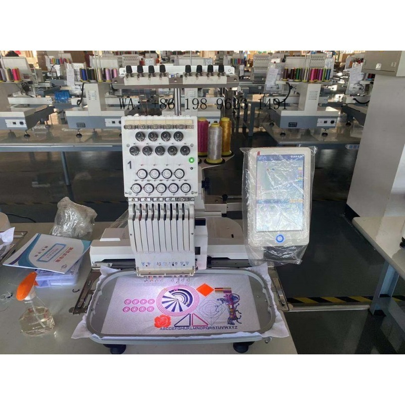 BR-901C 9 Agulhas, Cabeça Únic - Embroidery Tshirt avaliação e preço