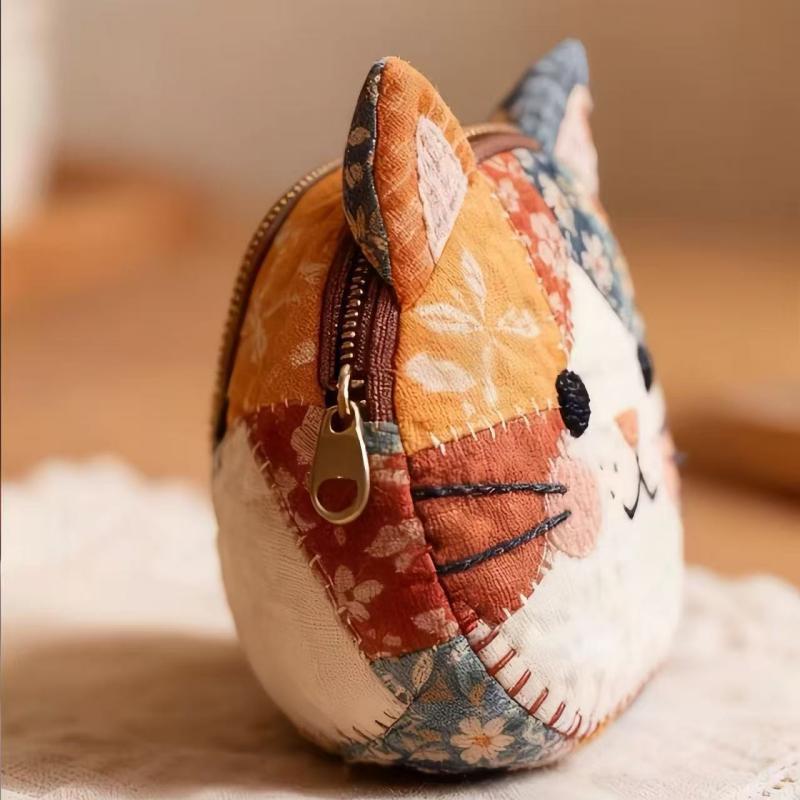 Bolsa de Moedas de Gato em Pat - Embroidery Wallet avaliação e preço