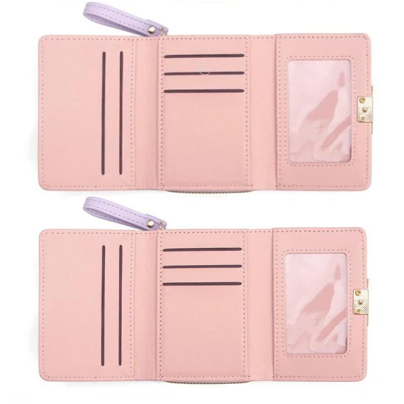 Carteira curta de couro PU com - Embroidery Wallet avaliação e preço